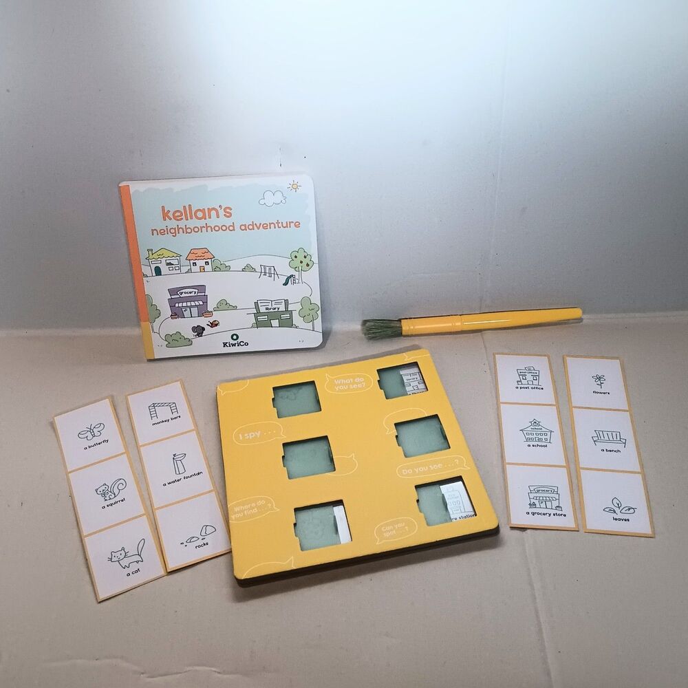 Kiwi Co Neighborhood Fun Koala Crate-Fine Motor-Scavenger Hunt-Water Painting - Picture 3 of 5